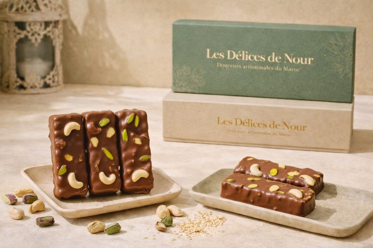 Barre Enrobée Velours de Pistache